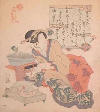 bamboo shoots 1880 Totoya Hokkei Japanese Oil Paintings